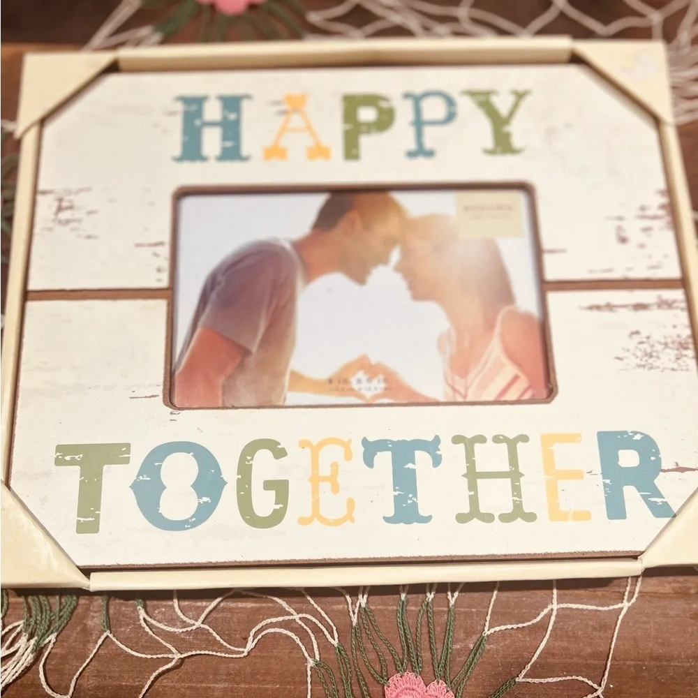 ❤️Multicolor 'Happy Together' Photo Frame - Picture 2 of 6